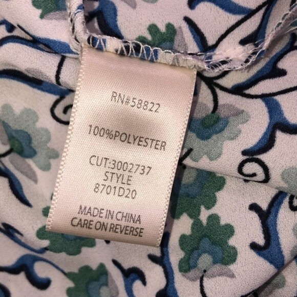 Max Studio size small blue & green cardigan - Picture 5 of 5